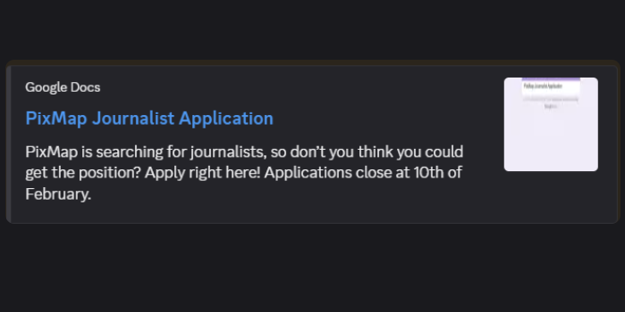 Hiring new journalists to create news for our website
